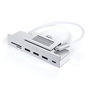 Satechi USB-C Clamp Hub pour iMac 24 pouces, Argent