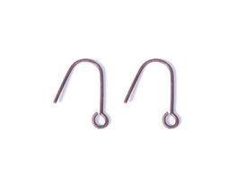 Innspiro Boucles d'oreilles métal crochet hippie ouvert simple cuivre vieilli