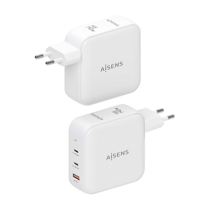 Chargeur mural Aisens ASCH-140W3P030-W Blanc Multicouleur 140 W