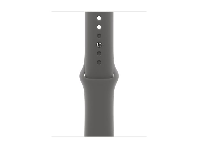 Apple Watch Series 11 GPS + Cellular - Titane naturel - Bracelet Sport Gris pierre - 42 mm