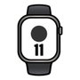 Apple Watch Series 11 GPS + Cellular - Titane naturel - Bracelet Sport Gris pierre - 42 mm