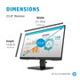 HP P24 G4 Écran FHD 23,8 pouces Noir