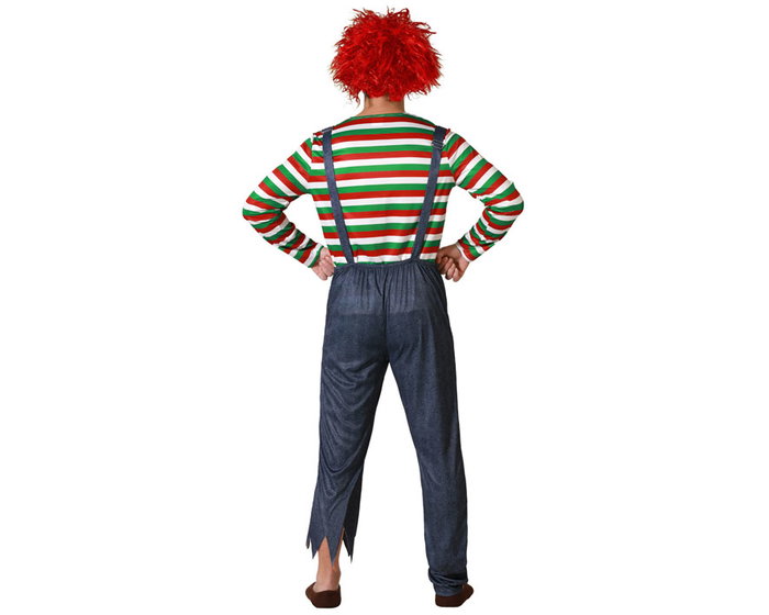 Déguisement Homme Adulte XS-S Halloween Poupon Multicolore Avec Combinaison