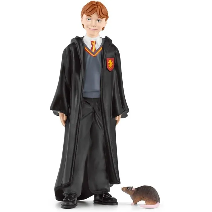 Schleich 42634 Figurine Harry Potter - Ron et Croûtard, Personnage Wizarding World, pour enfants à partir de 6 ans Schleich 42634 Figurine Harry Potter - Ron et Croûtard, Personnage Wizarding World, pour enfants à partir de 6 ans