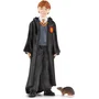 Schleich 42634 Figurine Harry Potter - Ron et Croûtard, Personnage Wizarding World, pour enfants à partir de 6 ans