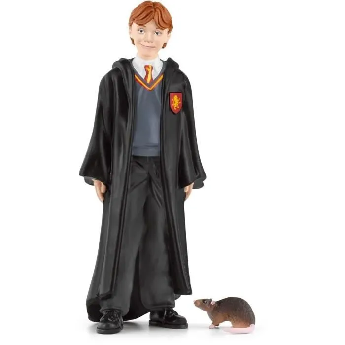 Schleich 42634 Figurine Harry Potter - Ron et Croûtard, Personnage Wizarding World, pour enfants à partir de 6 ans Schleich 42634 Figurine Harry Potter - Ron et Croûtard, Personnage Wizarding World, pour enfants à partir de 6 ans