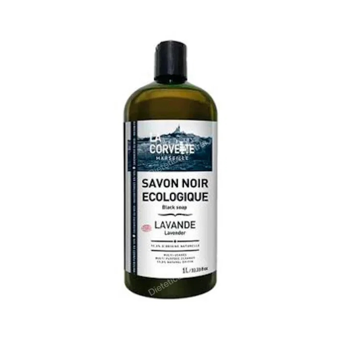LA CORVETTE Savon Noir Liquide Lavande 1l LA CORVETTE Savon Noir Liquide Lavande 1l