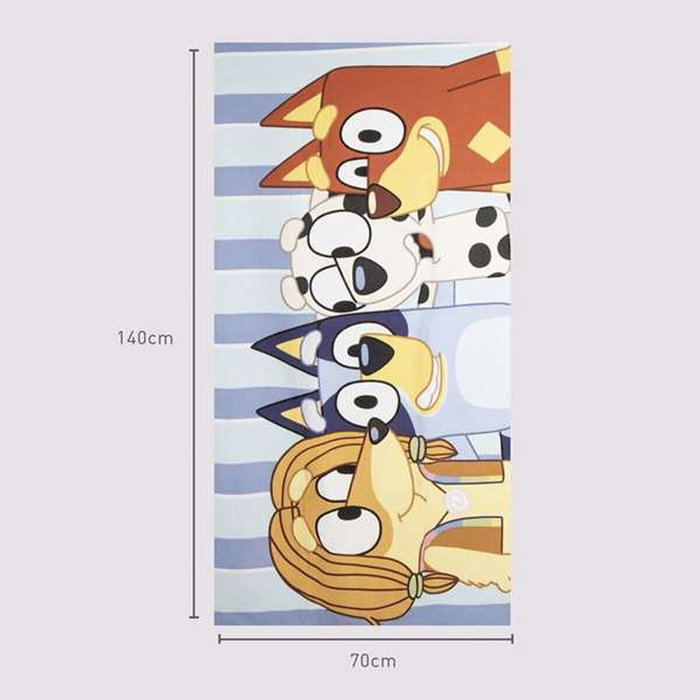 Serviette de plage Bluey Bleu clair 70 x 140 cm