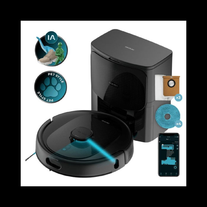 Aspirateur robot Cecotec 9990 AI Spin Revolution Ultra Power Home