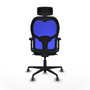 Piqueras y Crespo Chaise de Bureau 2D036G2 Bleu Vert pétrole