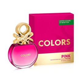Benetton Colors Pink Eau de Toilette pour femme - Flacon de 50 ml