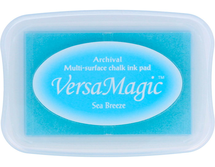 Tsukineko Versamagic Tampon encreur brisa marina effet craie 95x65mm Tsukineko Versamagic Tampon encreur brisa marina effet craie 95x65mm