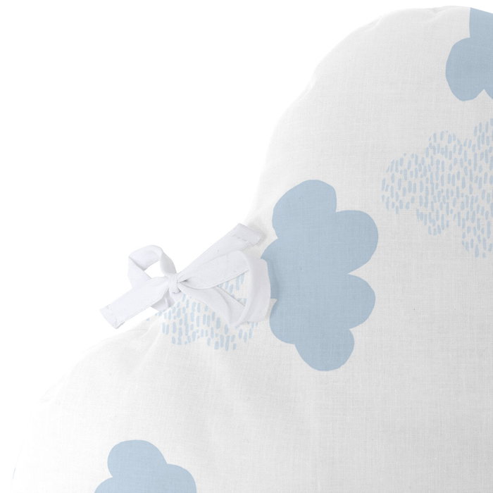 Protection du berceau HappyFriday Basic Kids Clouds Bleu 60 x 40 cm Protection du berceau HappyFriday Basic Kids Clouds Bleu 60 x 40 cm