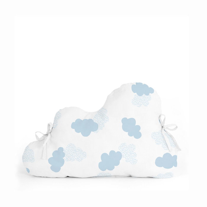Protection du berceau HappyFriday Basic Kids Clouds Bleu 60 x 40 cm Protection du berceau HappyFriday Basic Kids Clouds Bleu 60 x 40 cm