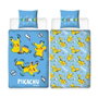 Pokémon Parure de lit Pikachu Bleu