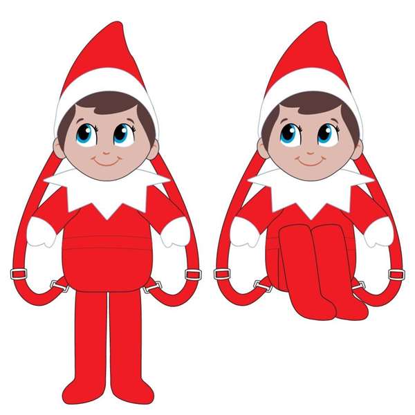 Cerdá Mochila enfant à dos personnage peluche The Elf, sac à dos pour enfants à partir de 3 ans