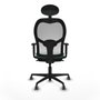 Piqueras y Crespo 1D036G1 Chaise de Bureau avec Appui-tête Vert émeraude