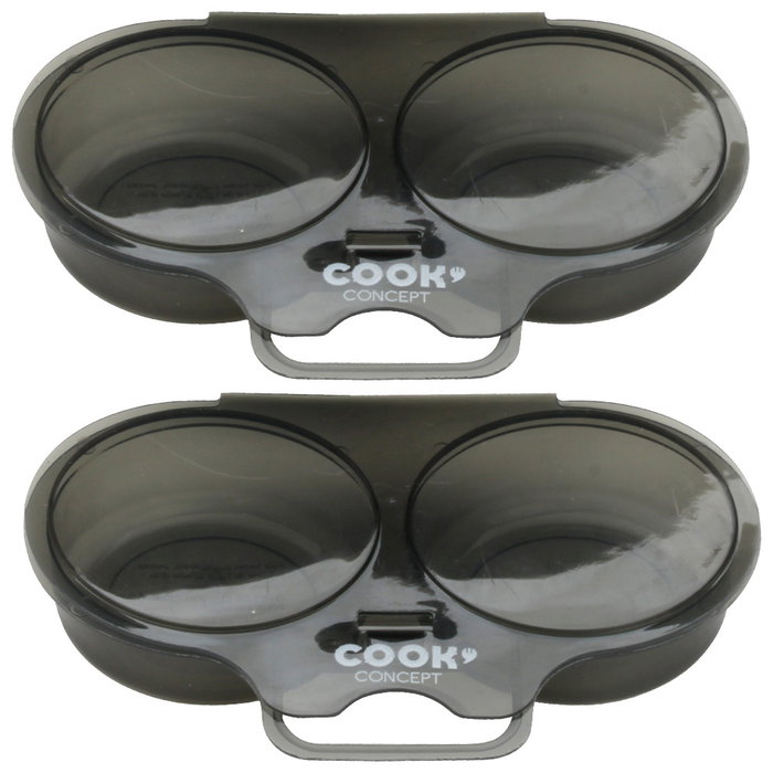 Cook Concept Cuiseur à œufs double pour micro-ondes