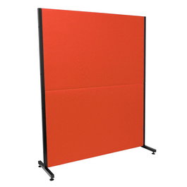 Cloison de bureau Biombos Fixe/Sans mécanisme Tissu Orange foncé Non applicable Non applicable Cabecero - Patins réglables en hauteur à visser