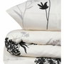 Parure de couette King Gris-Beige-Noir (1 housse de couette 220 x 240 cm + 2 taies d'oreiller 60 x 60 cm)denote_sku_if_needed