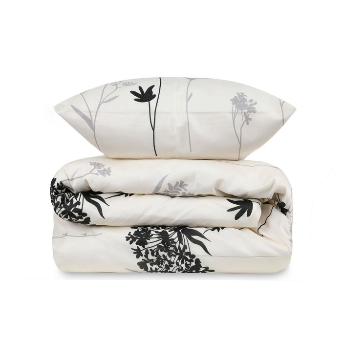 Parure de couette King Gris-Beige-Noir (1 housse de couette 220 x 240 cm + 2 taies d'oreiller 60 x 60 cm)denote_sku_if_needed Parure de couette King Gris-Beige-Noir (1 housse de couette 220 x 240 cm + 2 taies d'oreiller 60 x 60 cm)denote_sku_if_needed