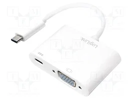 LOGILINK Adaptateur USB 3.0 vers VGA Blanc