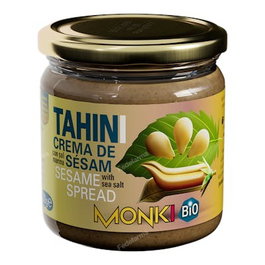 MONKI Tahin biologique torréfié avec sel marin