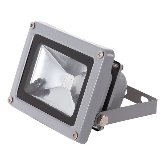 Projecteur LED Spot 10W 800Lm RGB IP65 40 000H [JWSFL10RGB] avec Télécommande