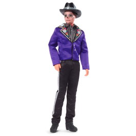 Barbie - Poupée Ken Collection Signature Jour des Morts HJX15 - Mattel - Costume satin tradition - Âge +6 ans