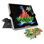 Deqube Lite Brite - Jeu éducatif et créatif pour enfants - Tableau lumineux avec clous brillants et 6 templates - Dès 4 ans