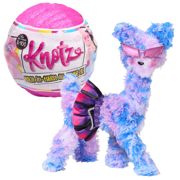 Just Play - Knotz Animals Série 1 Capsules Surprises DIY à Assembler - Peluche Animaux avec Accessoires et Instructions - Référence 42631 Just Play - Knotz Animals Série 1 Capsules Surprises DIY à Assembler - Peluche Animaux avec Accessoires et Instructions - Référence 42631
