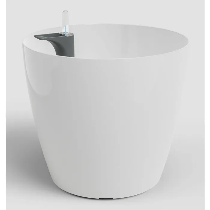 ARTEVASI Pot de Fleurs San Remo SWS 42 BR - Intérieur/Extérieur en Plastique Résistant UV - Ø42.7 x H39.5 cm (42.3 L) - Blanc ARTEVASI Pot de Fleurs San Remo SWS 42 BR - Intérieur/Extérieur en Plastique Résistant UV - Ø42.7 x H39.5 cm (42.3 L) - Blanc
