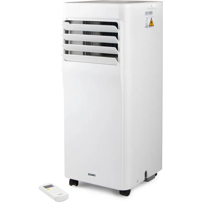 Domo DO10162 Climatiseur mobile 7000 BTU 4-en-1 : fraîcheur, ventilation, déshumidification & purification - Blanc Domo DO10162 Climatiseur mobile 7000 BTU 4-en-1 : fraîcheur, ventilation, déshumidification & purification - Blanc