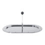 Alessi MG34 Bandeau à thé Michael Graves en acier inoxydable 18/10 avec base en résine thermoplastique