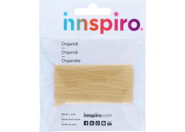 Innspiro Cinta d'organdí beurre 19 mm x 5 m