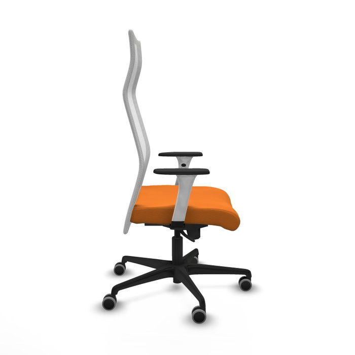 Piqueras y Crespo Chaise de Bureau Albacete Orange et Blanc