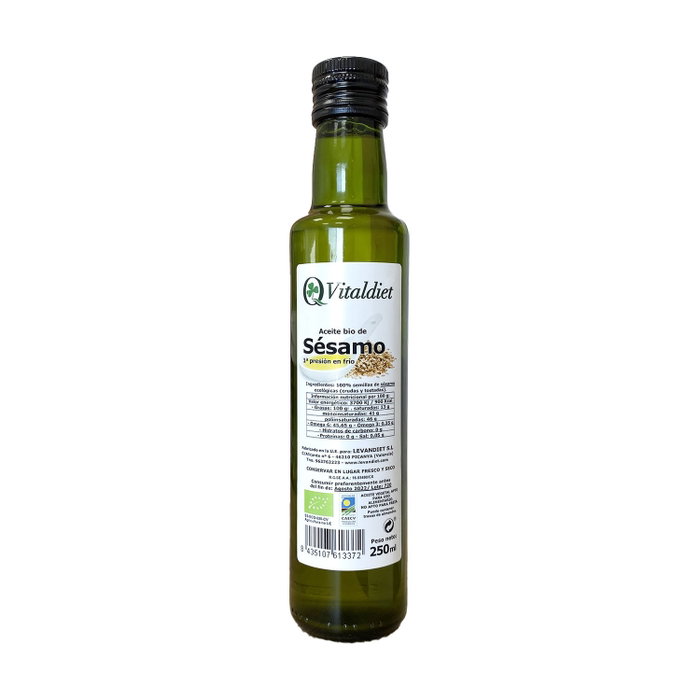MANDOLE Huile de sésamo Bio 250 ml MANDOLE Huile de sésamo Bio 250 ml