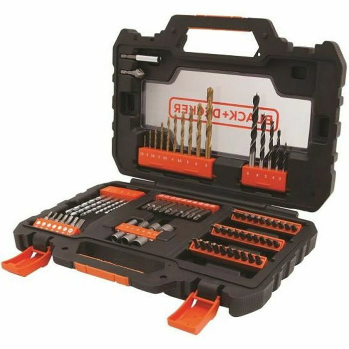 Black + Decker Coffret de perçage et vissage A7231-XJ - 76 Accessoires