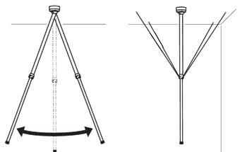 Axis T91B50 Fixation télescopique au plafond pour caméra dôme PTZ, intérieur et extérieur, longueur réglable 1-2 m, robuste et résistante IK10 NEMA 4X