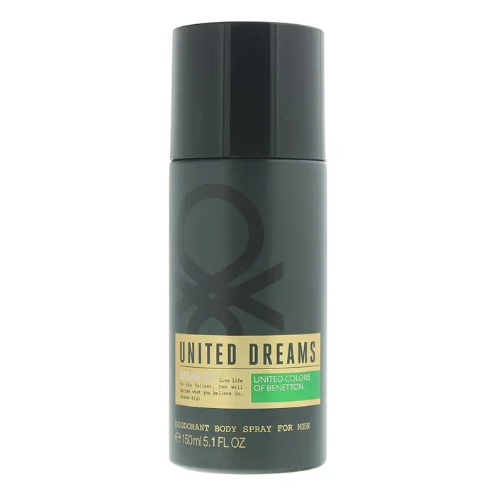 Benetton Déodorant Antitranspirant Spray United Dreams Dream Big pour Hommes Benetton Déodorant Antitranspirant Spray United Dreams Dream Big pour Hommes