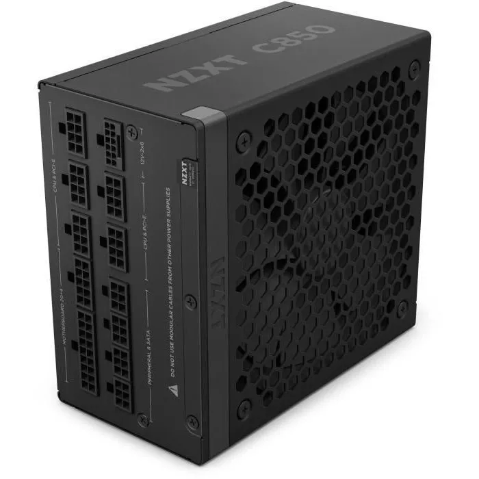 NZXT PA-8G2BB-EU Alimentation PC ATX 3.1 850W Entièrement Modulaire 80 PLUS Gold Noir NZXT PA-8G2BB-EU Alimentation PC ATX 3.1 850W Entièrement Modulaire 80 PLUS Gold Noir