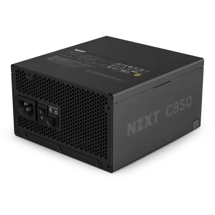 NZXT PA-8G2BB-EU Alimentation PC ATX 3.1 850W Entièrement Modulaire 80 PLUS Gold Noir NZXT PA-8G2BB-EU Alimentation PC ATX 3.1 850W Entièrement Modulaire 80 PLUS Gold Noir
