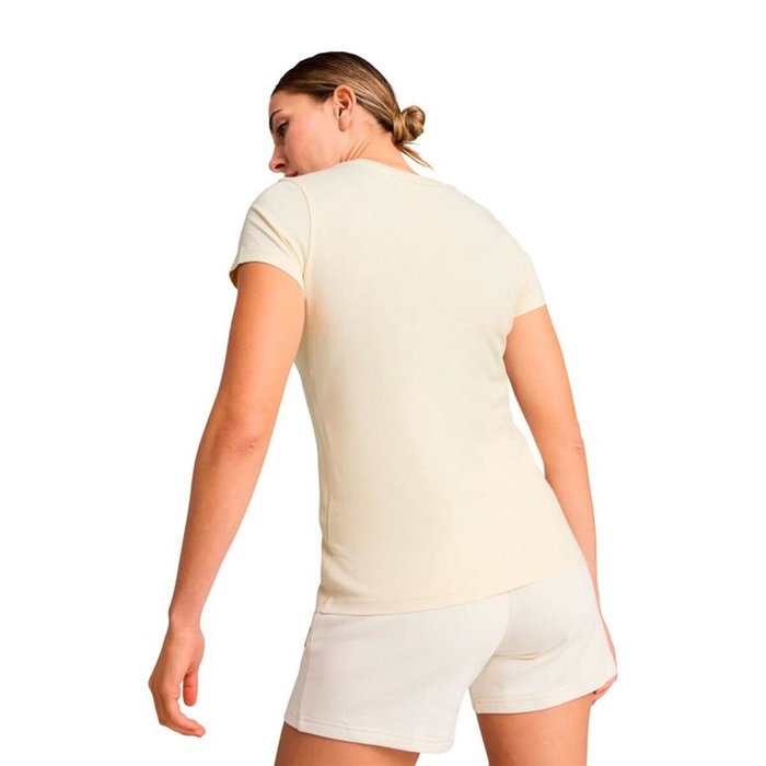 T-shirt à manches courtes femme Puma Essentials Elevated Beige