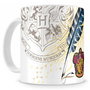 SD TOYS Mug Harry Potter Maisons de Poudlard avec Caisse en Plastique Transparent, Lavable Lave-vaisselle et Micro-ondes
