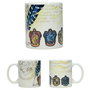SD TOYS Mug Harry Potter Maisons de Poudlard avec Caisse en Plastique Transparent, Lavable Lave-vaisselle et Micro-ondes