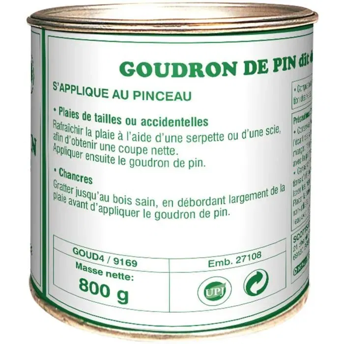 Pelton GOUD4 - Goudron de pin à l'emploi 800 g pour cicatriser les plaies des arbres et arbustes