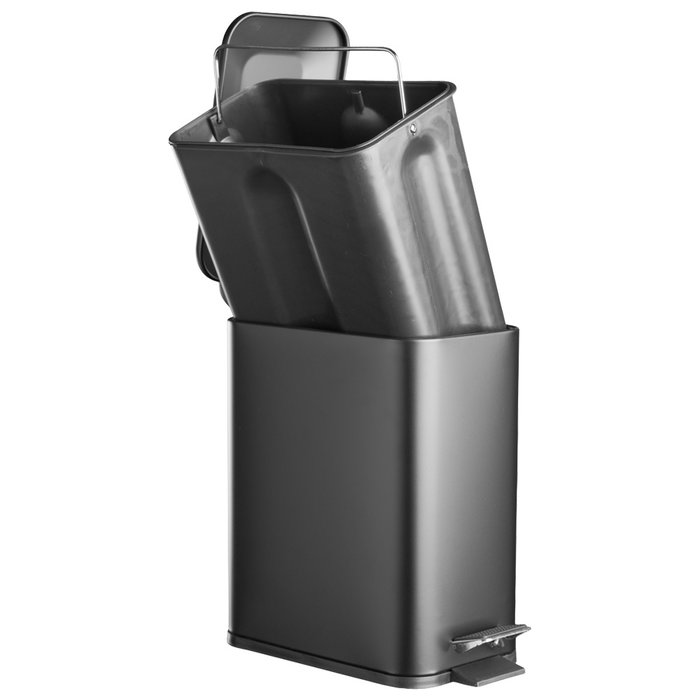 Day Bac à poussière de 5 L avec pédale en métal et plastique