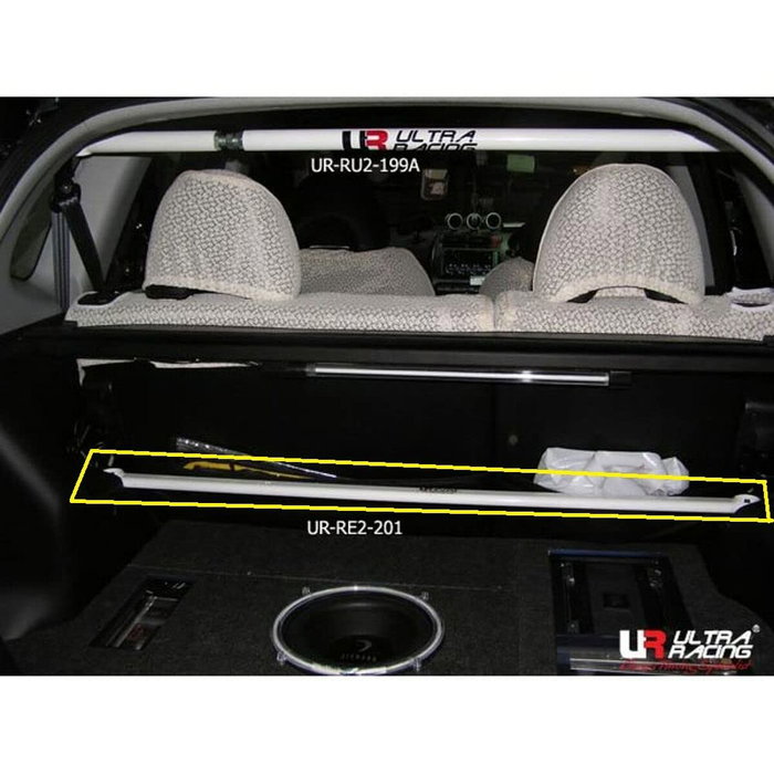 Ultra Racing Barre de renforcement arrière supérieure pour HONDA JAZZ/FIT 01-08 Ultra Racing Barre de renforcement arrière supérieure pour HONDA JAZZ/FIT 01-08