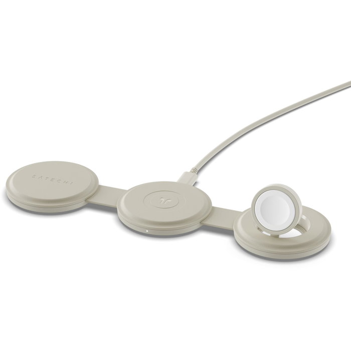 Satechi OntheGo 3-in-1 Wireless Charger Sand Satechi OntheGo 3-in-1 Wireless Charger Sand