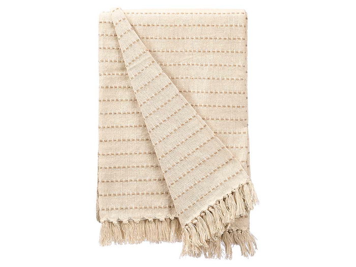 GIFTDECOR Tapis Multiuso à Rayures Crème 160x240cm GIFTDECOR Tapis Multiuso à Rayures Crème 160x240cm